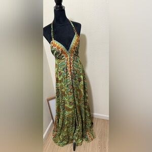 Ashley Taylor Multicolor Paisley Maxi Dress